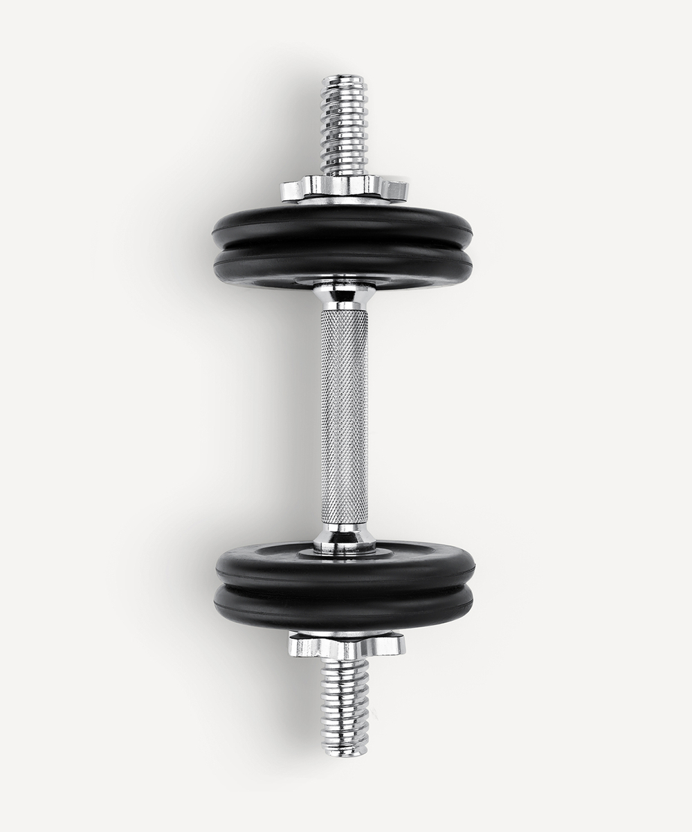 Гантель разборная обрезиненная в коробке DB-716, 3 кг