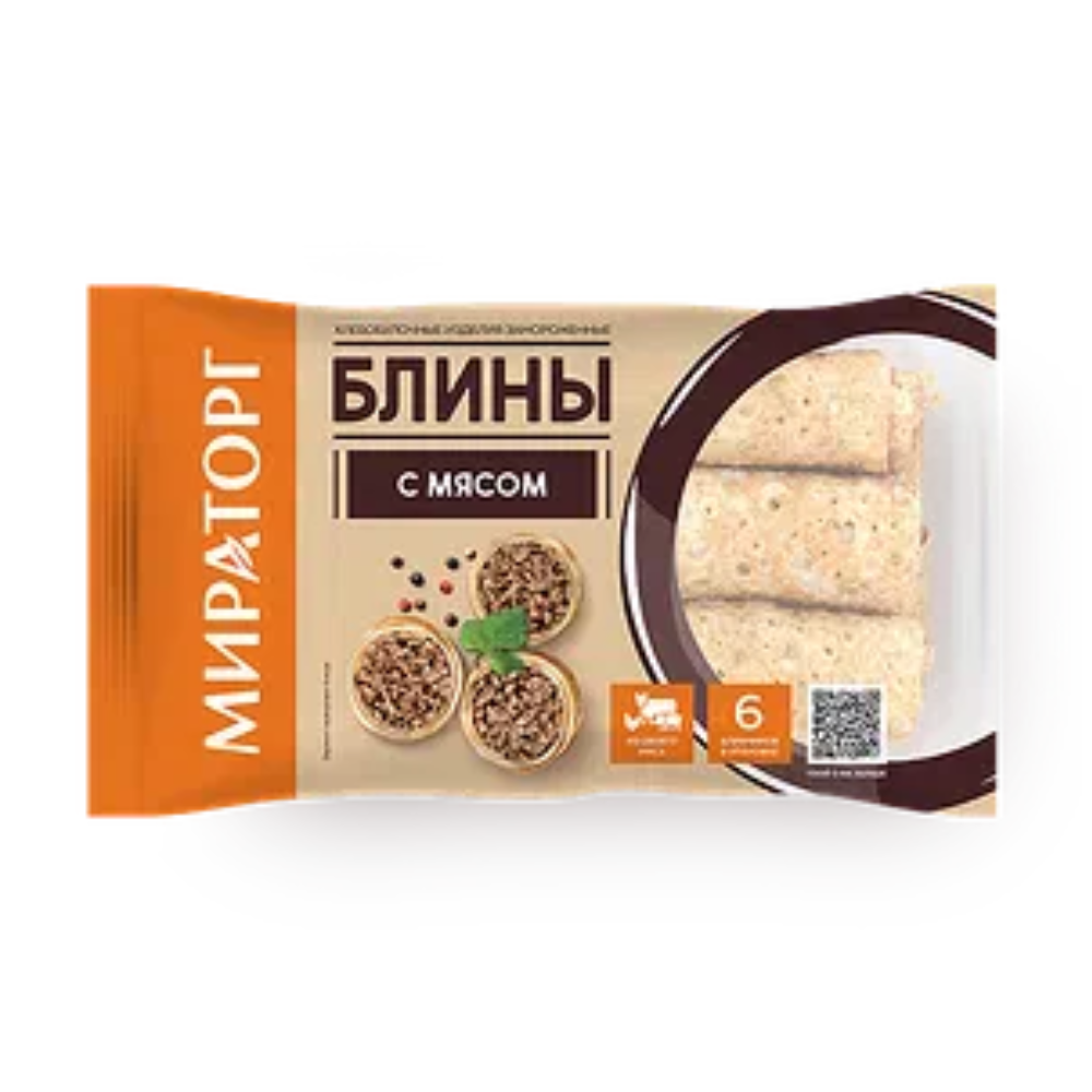 Блины с мясом Мираторг 360 гр