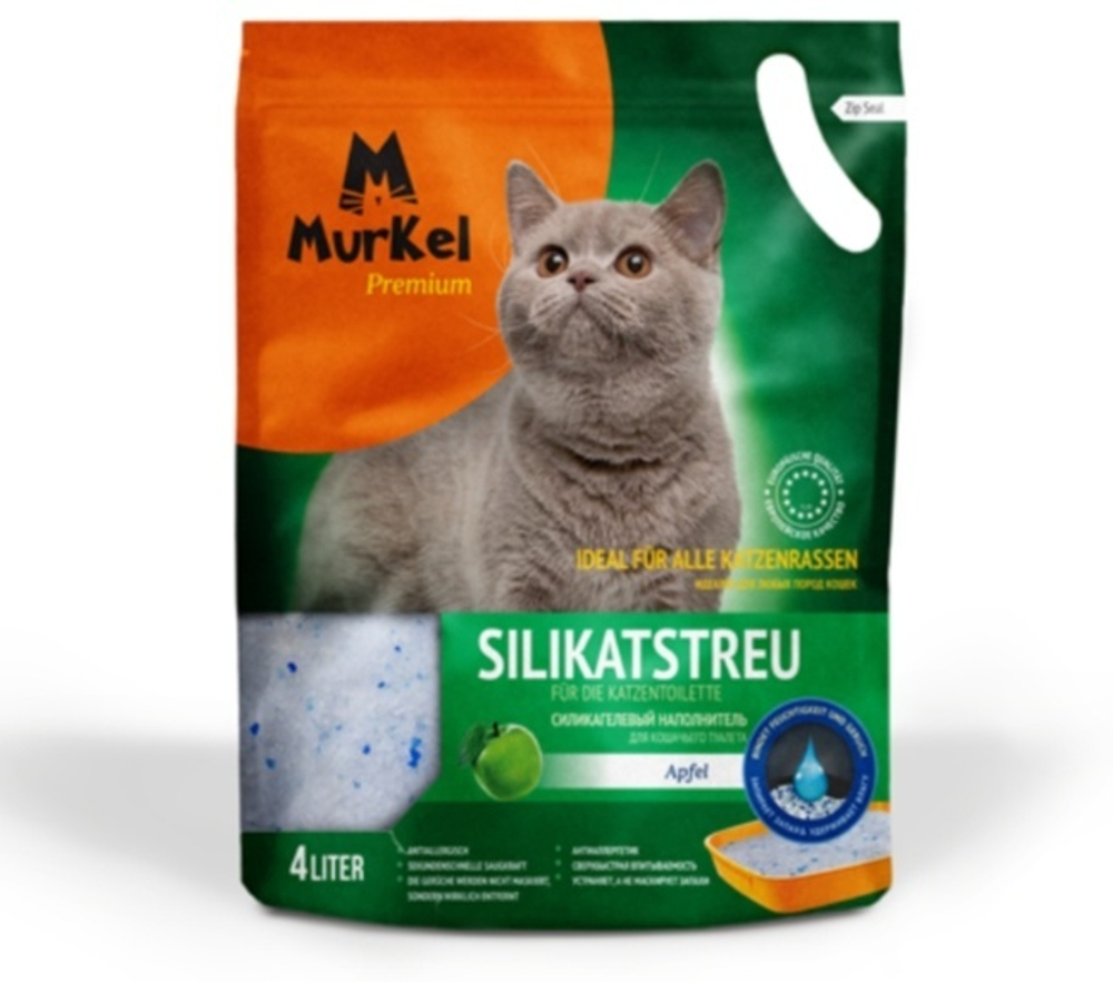 Наполнитель Murkel 4л Яблоко Силикагелевый