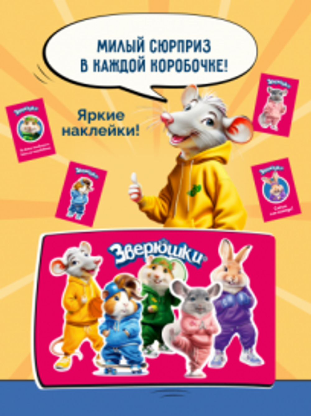 ЗВЕРЮШКИ Корм для кроликов, 450 г