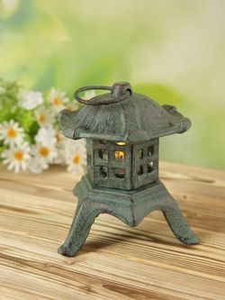 Iron Garden Декоративный фонарь Ступа под свечу для дачи