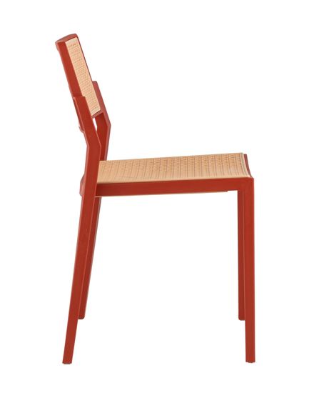 Стул пластиковый Milto красный