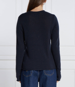 Хлопковый свитер soft c-nk Tommy Hilfiger - темно-синий(WW0WW40264)