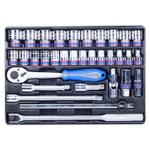 Набор торцевых головок 1/2&quot; с принадлежностями, ложемент, 33 предмета KING TONY 9-4333MR03