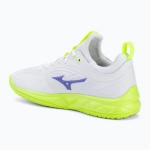Кроссовки волейбольные Mizuno Wave Luminous 3 white/lightning yellow/dazzling blue