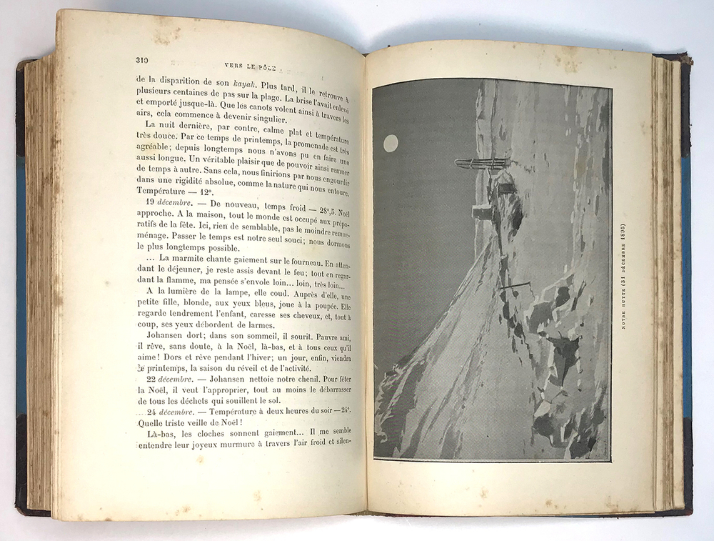 «Vers le pôle», de Fridtjof Nansen, traduit par Charles Rabot. Изд. PARIS  1897г. Прижизненное изд.