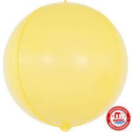 3D Сфера 22" Макарунс, Жёлтый з44