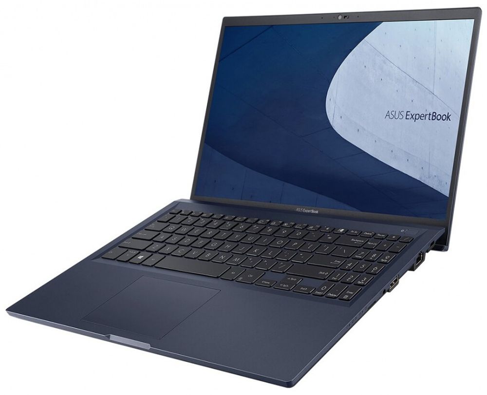 Ноутбук ASUS ExpertBook B1 B1500CEAE-BQ1764R 90NX0441-M21290 Intel Core i7 1165G7/8192 Mb/15.6&amp;quot; Full HD 1920x1080/512 Gb SSD/Intel Iris Xe Graphics/ Windows 10 Professional, синий (Star Black)