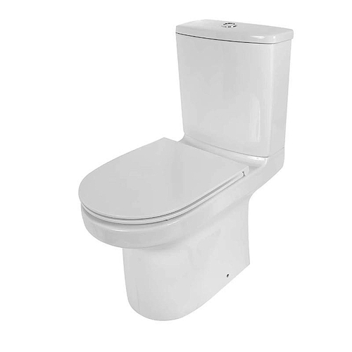Унитаз напольный Jacob Delafon Elite E20997-00 безободковый, с бачком, с крышкой микролифт, белый