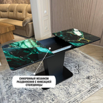 Кухонный стол "Тор", малахит