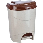 Контейнер для мусора с педалью 11л Беж.мрамор 0,33,2х0,27м