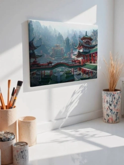 Картина на стену 40 X 50 Япония нефритовый дворец