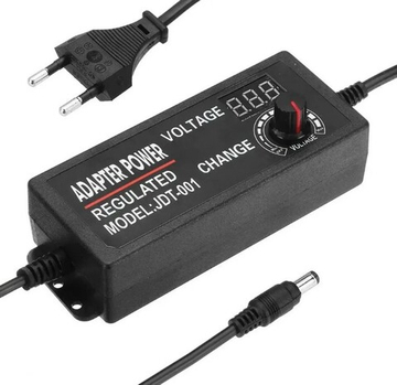 Адаптер QiYe-32430-2403 (3-24v/3A) регулируемый (штекер 5.5мм.)