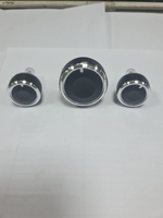 Крутилки печки на Лачетти черные