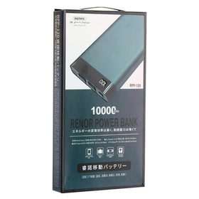 Внешний Аккумулятор (Power Bank) Remax RPP-120 10000 mAh ( 5,0V-2A, 2USB ) Черный