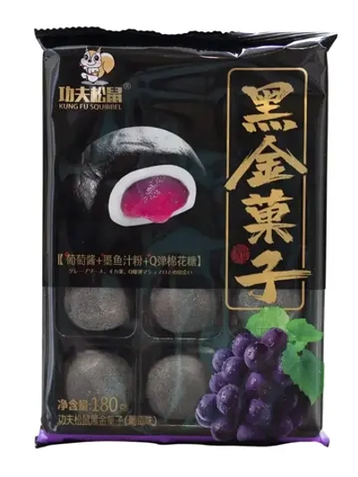 Пирожные моти черные с виноградной начинкой 180 г