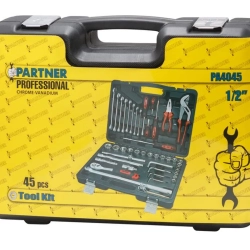 1/2''Набор инструмента 45пр. (6-гран.)(10-32мм) Partner PA-4045