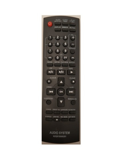 Пульт ДУ для Panasonic N2QAYB000281
