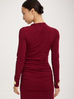 Платье вечернее праздничное длинное с драпировкой