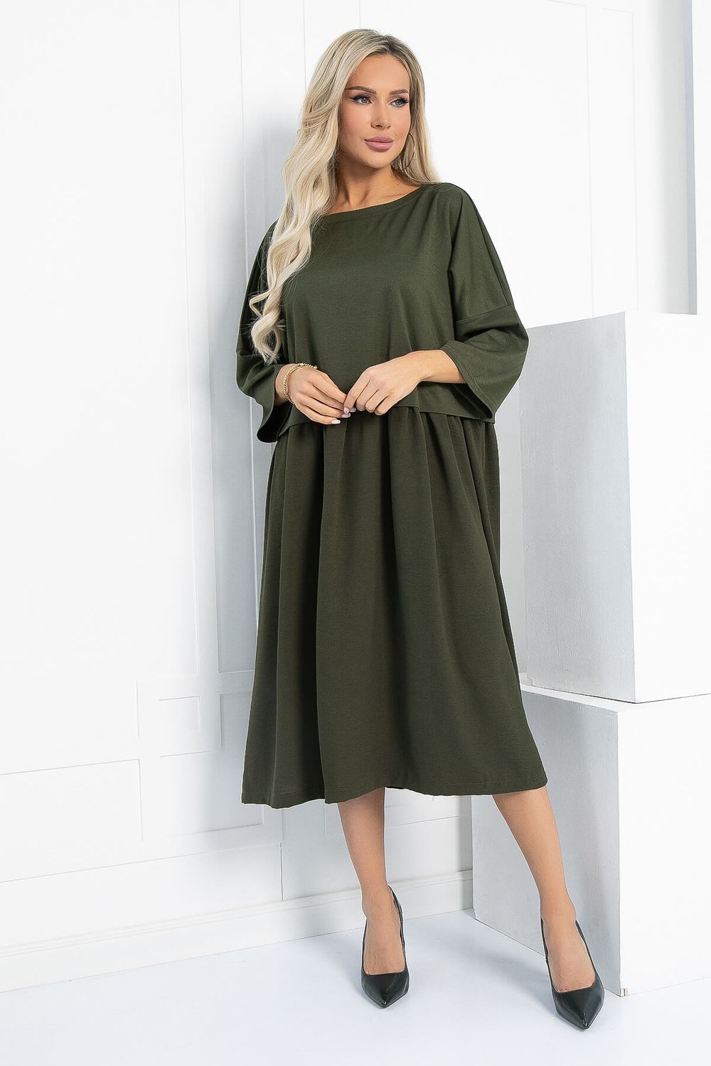 Платье бохо (хаки) П12736-10М LT Collection