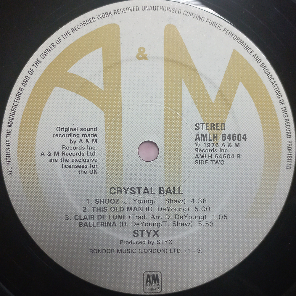 Styx / Crystal Ball (LP)