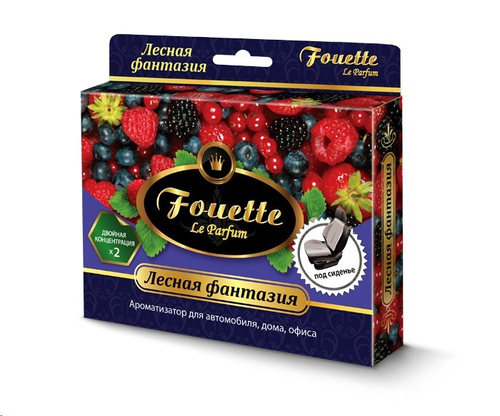 Ароматизатор под сиденье  FOUETTE  двойной концентр./Лесная фантазия 200 мл (FOUETTE)