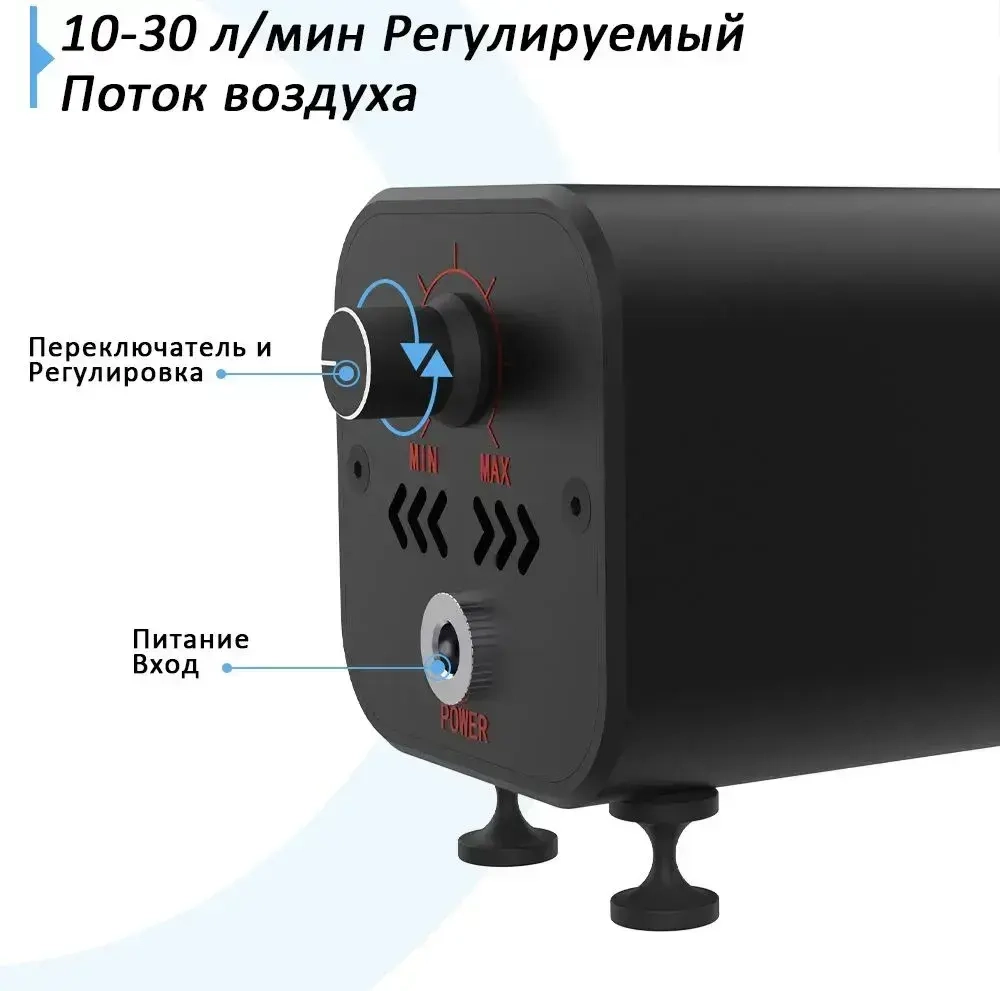 Twotrees Лазерный воздушный насос с воздушным потоком Подходит для TTS-Pro TS2,30 л/мин для большинства станков лазерной резки Деревообрабатывающие гравировальные станки