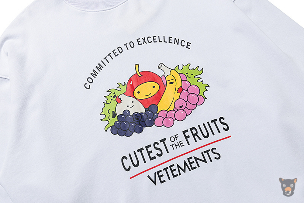 Свитшот Vetements "Fruits"