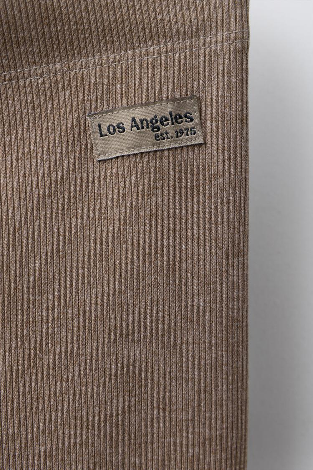 ZARA ЛЕГИНСЫ В РУБЧИК, РЫЖЕВАТО-КОРИЧНЕВЫЙ МЕЛАНЖ