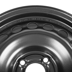 Диск штампованный R15 6J 4x100/60.1 ET40 GANZ Black GRN15026
