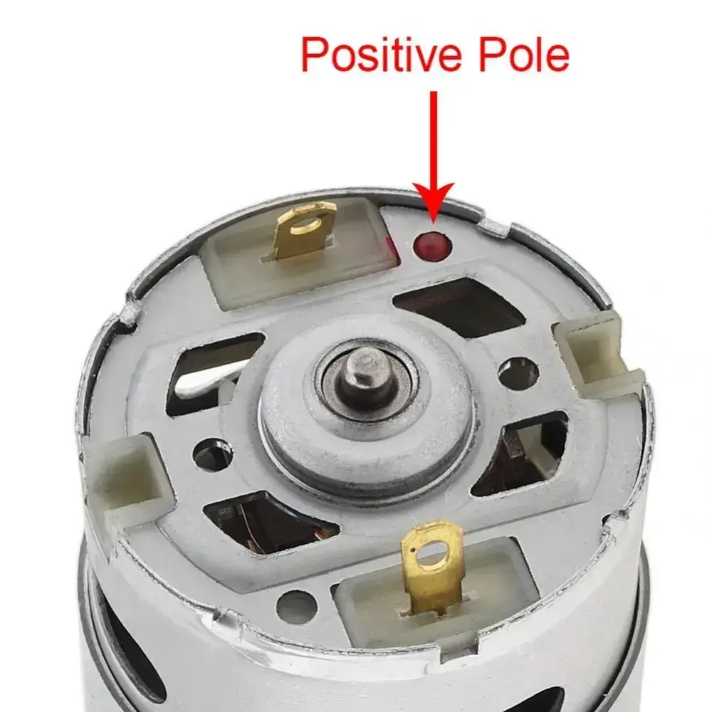 RS550 13 зубов (9,2 х 5,2 мм) DC 21V 27500RPM высокоскоростной микромотор с 13 зубьями шестерни для электрической дрели / пилы / шуруповерта