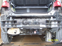 Фаркоп оцинкованный Galia D034A для Chevrolet Lacetti хетчбек 2004-2013, Daewoo Nubira хетчбек 2003-(паспорт и сертификат в комплекте)(без электрики)