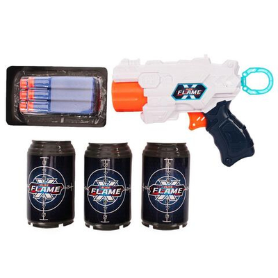 Пистолет с мягк.пулями 30см, коробка JLX7214