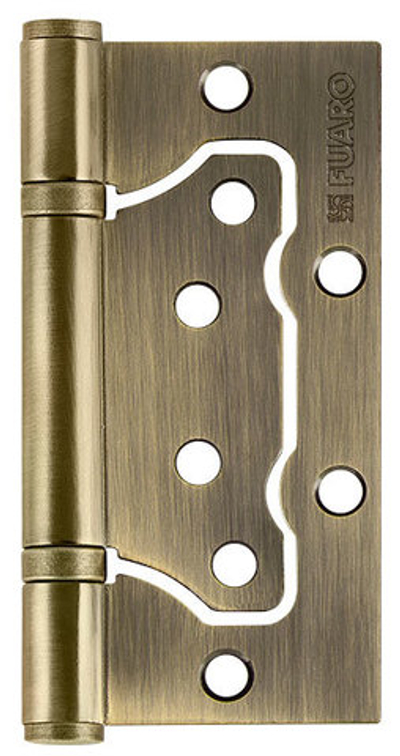 Петля универсальная без врезки 500-2BB 100x2,5 AB (бронза)