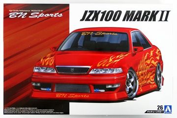 Сборная модель 1/24 Aoshima Toyota Mark II JZX100 Tourer V '98 BN Sports