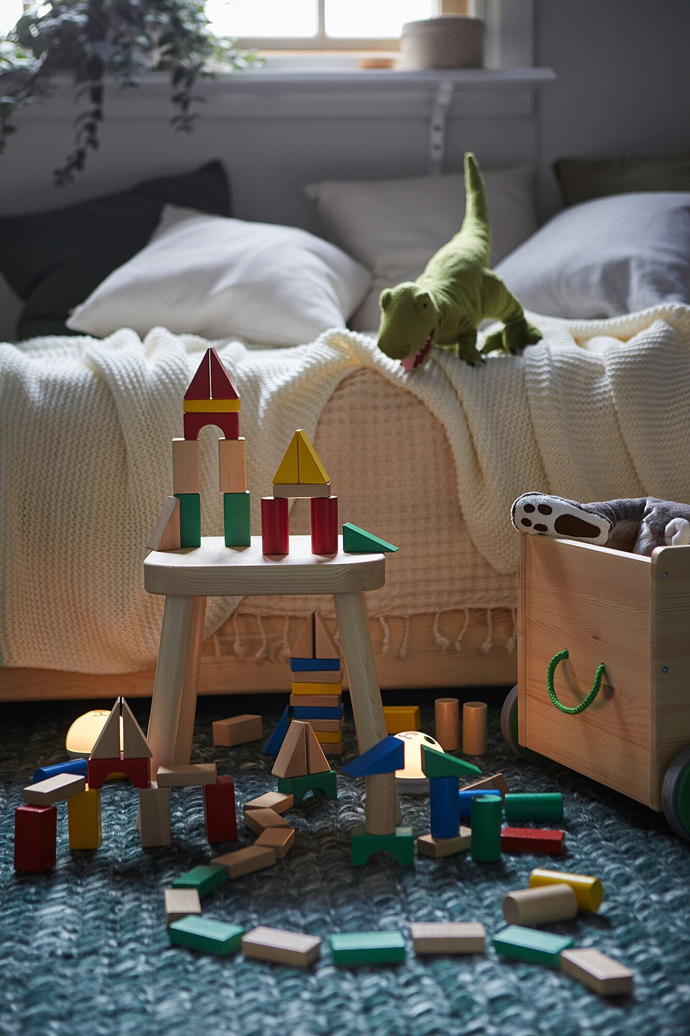 IKEA UNDERHÅLLA  (ИКЕА УНДЕРХÅЛЛА)  -  Набор кирпичиков 40 шт, разноцветные