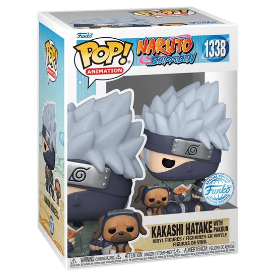 Фигурка Funko POP! Animation Naruto Shippuden Kakashi Hatake with Pakkun (Exc) (1338) 60401 / Фигурка Фанко ПОП! по мотивам аниме "Наруто", Какаши