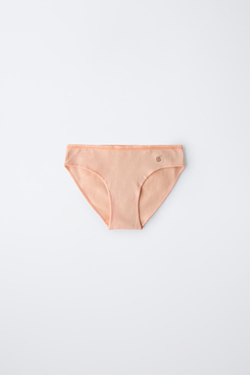 ZARA НАБОР ИЗ ШЕСТИ ТРУСОВ С БЛЕСТКАМИ И ДЕТАЛЯМИ «ФРУКТЫ», РАЗНОЦВЕТНЫЙ