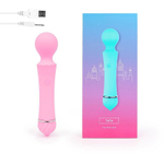 Розовый вибромассажер Sasa с круглой головкой - 16 см. (Цвет: розовый)