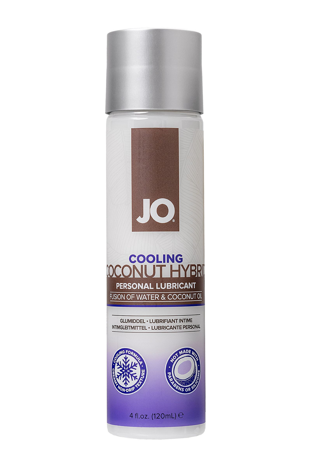 Водно-масляный лубрикант с охлаждающим эффектом JO Silicon free Hybrid Lubricant COOLING - 120 мл.