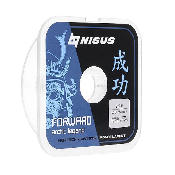 Леска FORWARD ARCTIC LEGEND 0,261mm/50m Nylon Transparent (N-FAG-0.261-50) Nisus