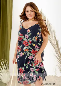 Платье 2290-темно-синий Minova