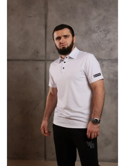 Легкое дышащее поло на кнопках