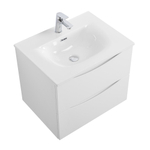 Тумба с раковиной подвесная BelBagno MARINO-CER-N-700-2C-SO-BO-P Bianco Opaco, раковина белая BB-8099-70