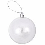 Шары ёлочные 8 шт., 8 см, "Eden Colors", пластик, цвет: серебристый/жемчужный, ЗОЛОТАЯ СКАЗКА, 591981