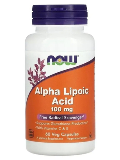 NOW Alpha Lipoic Acid 100 мг. (60 капс.) [M]