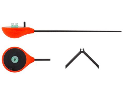 Удочка-балалайка зимняя Salmo HANDY ICE ROD 24см красная