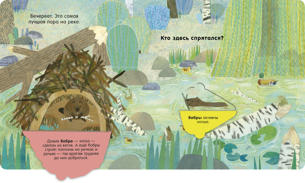 Книжка с окошками. У реки