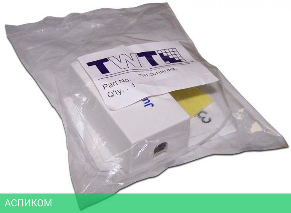 Адаптер проходной IDC, категория 5e, TWT TWT-CN110UTP5E