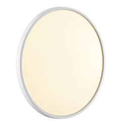 7659/40L MITRA LED SN 551 Светильник пластик/белый LED 40Вт 3000/4000K D495 IP40 ALFA WHITE